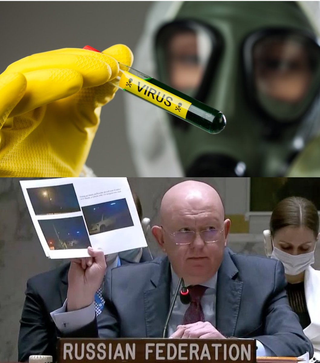 BARRIOTIERRAPRO's tweet photo. #RUSIA CONFRONTA A #EEUU SOBRE LOS BIOLABORATORIOS EN #UCRANIA

RUSIA SALVANDO AL MUNDO (OTRA VEZ) 

Una vez más Rusia a confrontado en la #ONU a los régimenes de Estados Unidos y Ucrania por la existencia de biolaboratorios. https://t.co/O5FsFzxNRH