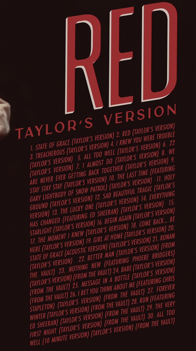 VoteForTaylor31's tweet photo. 🚨VOTING ATTACK🚨

Reply with EVERY song from red tv + I am voting for Taylor Swift for Artist of the Year at the #AMAs           

Goal 500 replies + 500 rts https://t.co/q5OMvCORNr
