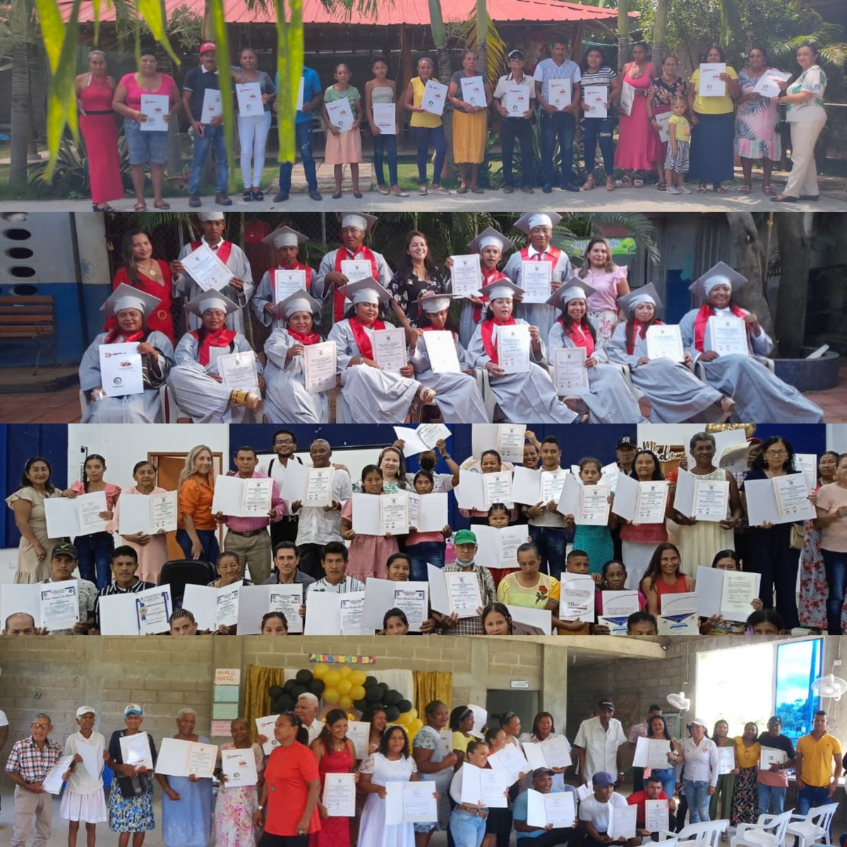 tecnotizate's tweet photo. #Clausuras del programa de formación jóvenes y adultos iletrados, en marco del #ProyectoAlfabetízate convenio @DrummondLtdCo @Comfacesar #SEDCesar. Felicitaciones a participantes que logran salir del analfabetismo, mejorando calidad de vida con oportunidad y acceso a la educación https://t.co/CaO0FEN7lT