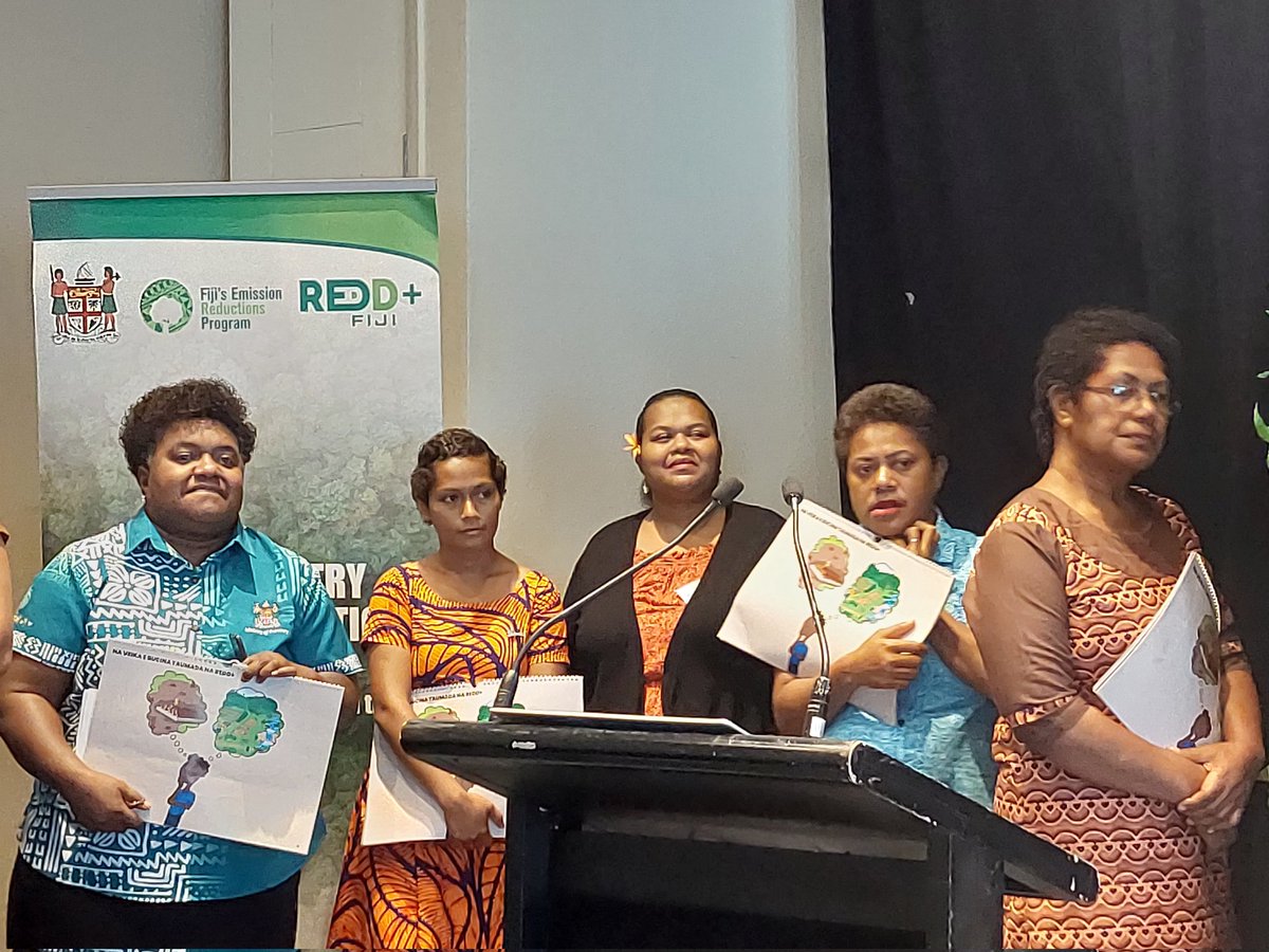 SaiNavu's tweet photo. Fiji Forest Emmission Reduction Program (ERP) Training of Trainers. #treehuggers #ClimateAction  #fijianliving #fijianstyle #2022 https://t.co/d5jgFxGVr9