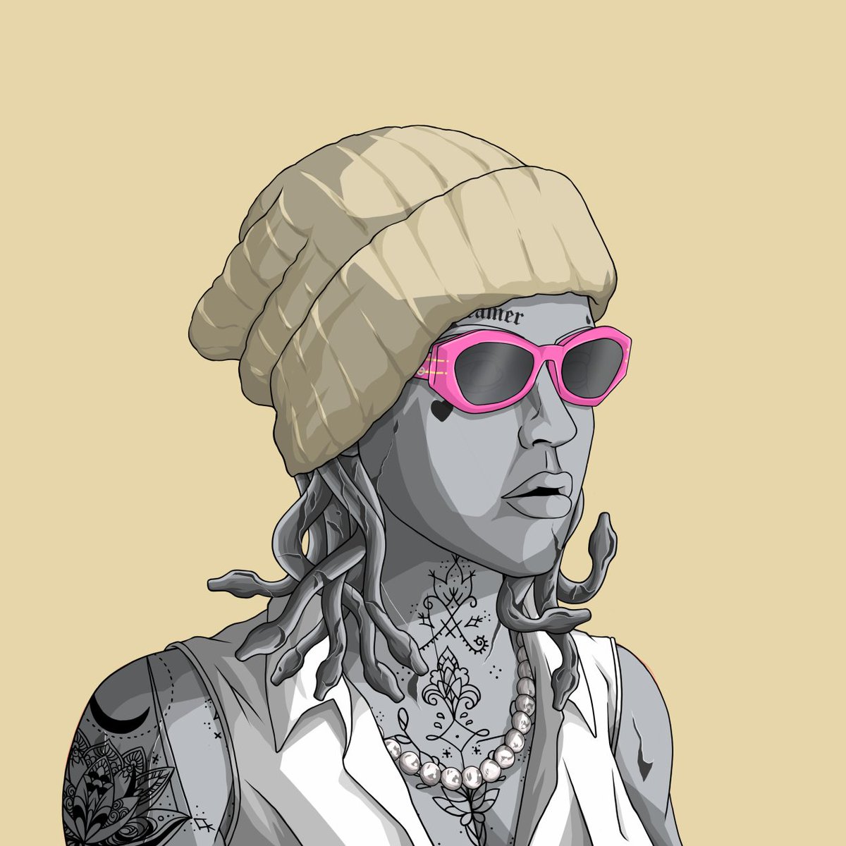 TreddBrian's tweet image. Bullish. This @MetaTattooClub community is crazy. Immaculate vibes in discord and #Twitter. Got me to 100 likes so a switch of pfp is required #inked