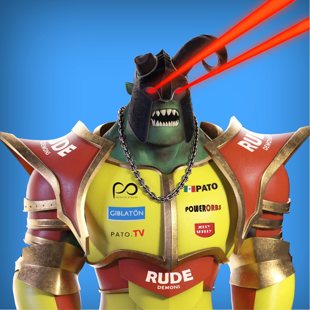 Cryipt10's tweet image. Estrenando ropa nueva @RudeGolems @salomondrin @LasersGang