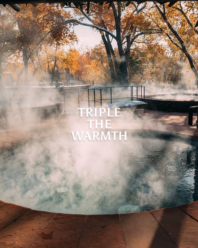 Cozy up this winter with a warm three-night getaway to Ojo Santa Fe complete with unlimited soaking in spring-fed thermal pools and complimentary morning yoga, plus a $200 Ojo Gift Card good towards dining, spa services, private soaking, and retail purch… instagr.am/p/CkPBhbLvEoS/