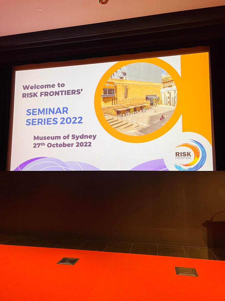 Yesterday afternoon CRU team was pleased to attend an Informative Seminar by @RiskFrontiers about climate drivers & natural hazards... 
#seminars #naturalhazards #climatedrivers