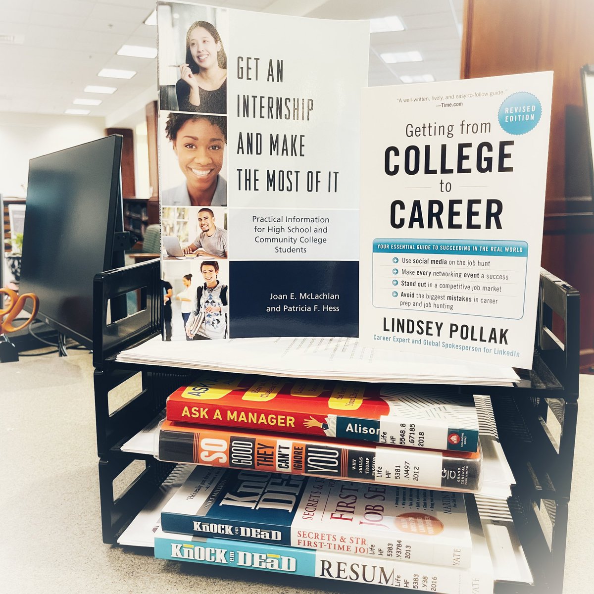 Whether you’re trying to figure out how to even make a resume when you haven’t had a job (you can!) or looking to take the next step and boost your professionalism for a post-grad job hunt, these are for you! Check out any of these books in the Life Skills collection!
