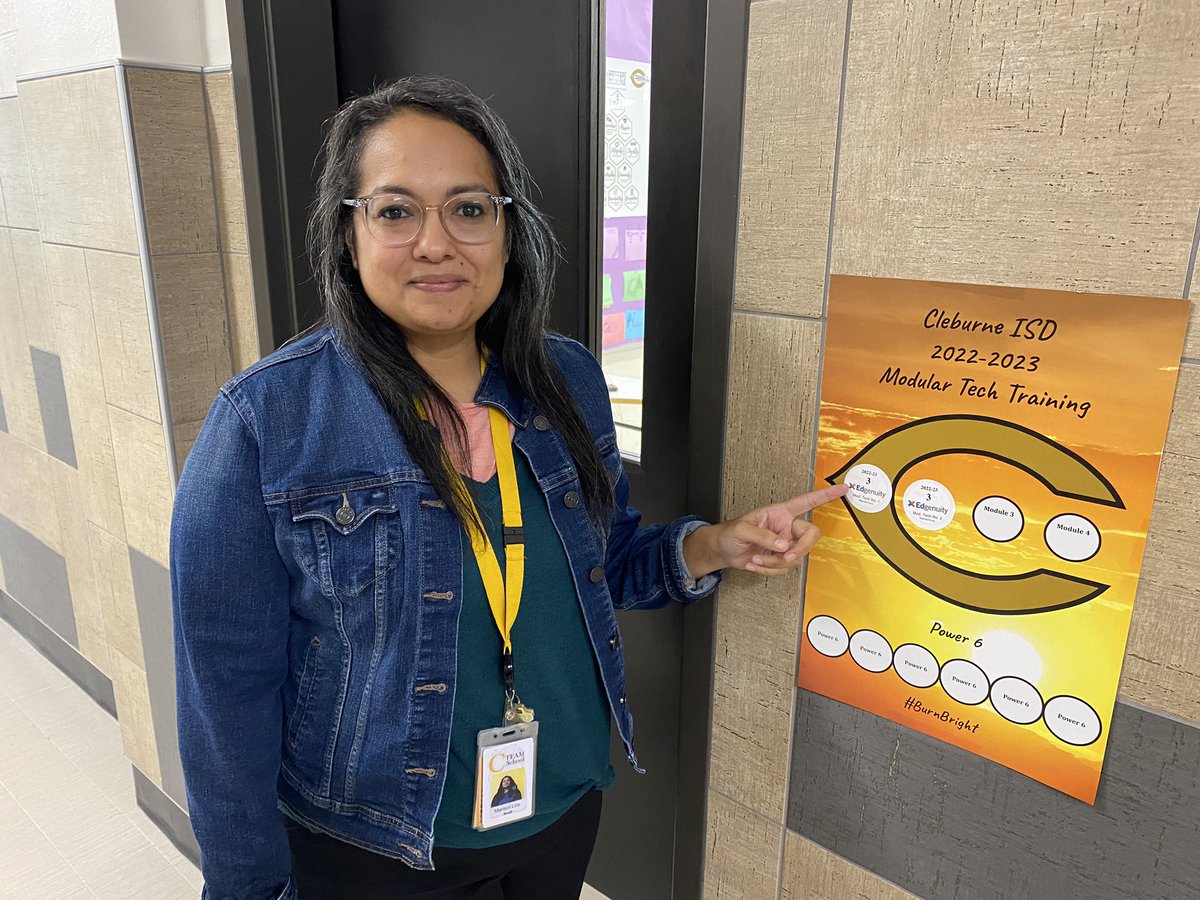 CISD_Curriculum_Dept (@cisd_curriculum) on Twitter photo Our <a href="/CleburneISD/">Cleburne ISD</a> Team School teachers are earning badges for Mod Tech! Way to go!!! 🙌
#burnbright
<a href="/ImagineLearning/">Imagine Learning</a> <a href="/EdgenuityInc/">Edgenuity (now Imagine Learning)</a> Our <a href="/CleburneISD/">Cleburne ISD</a> Team School teachers are earning badges for Mod Tech! Way to go!!! 🙌
#burnbright
<a href="/ImagineLearning/">Imagine Learning</a> <a href="/EdgenuityInc/">Edgenuity (now Imagine Learning)</a>