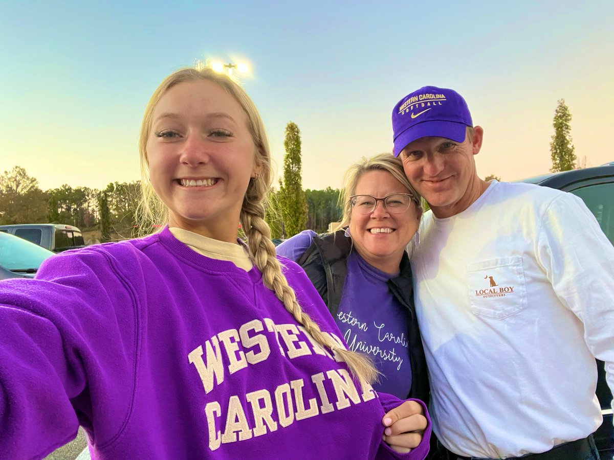 Repping the purple at the state tournament <a href="/CatamountSB/">Western Carolina Softball</a>