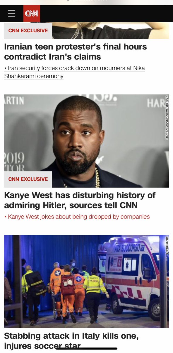 JamesCageWhite's tweet photo. Breaking news: Kayan West admiring hitler https://t.co/gENpgPtmiH