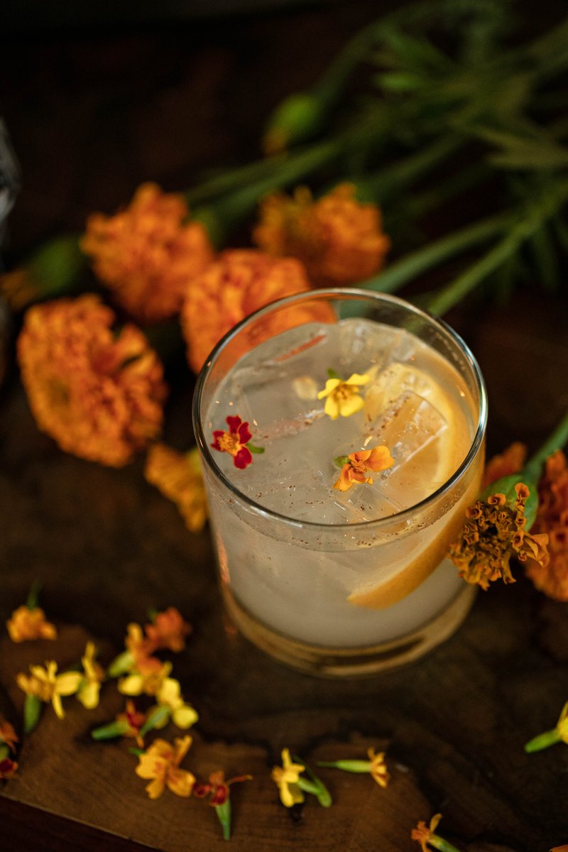 MatadorRest's tweet image. Dia De Los Muertos is Monday. Come enjoy our Marigolds &amp;amp; Mezcal cocktail to celebrate this special Mexican holiday.