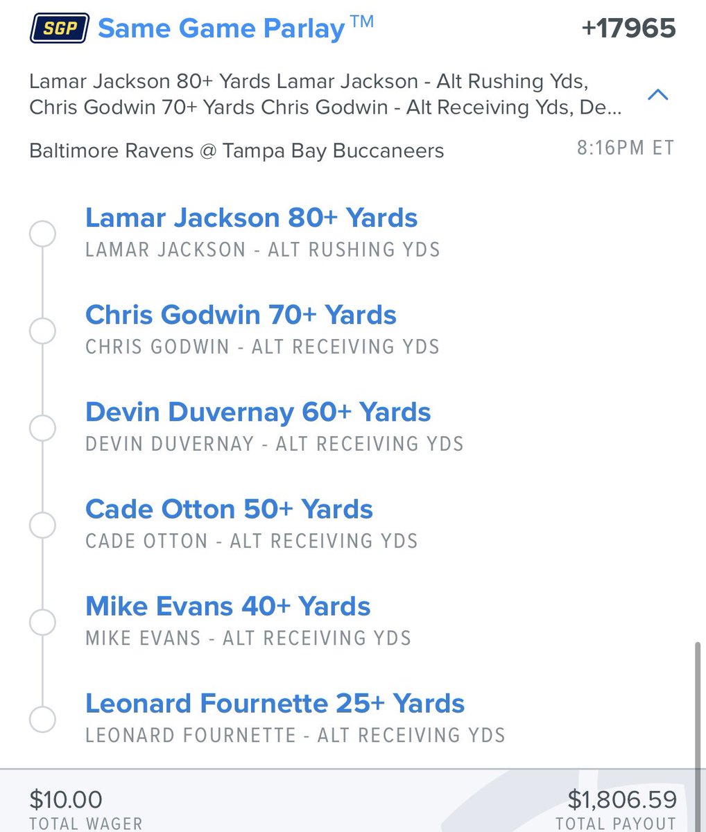 KennyPicksIT's tweet photo. My TNF No Sweat Bet. No one can stop Lamar on the ground. Like Otton to have a little break out game https://t.co/LudL75fsX0