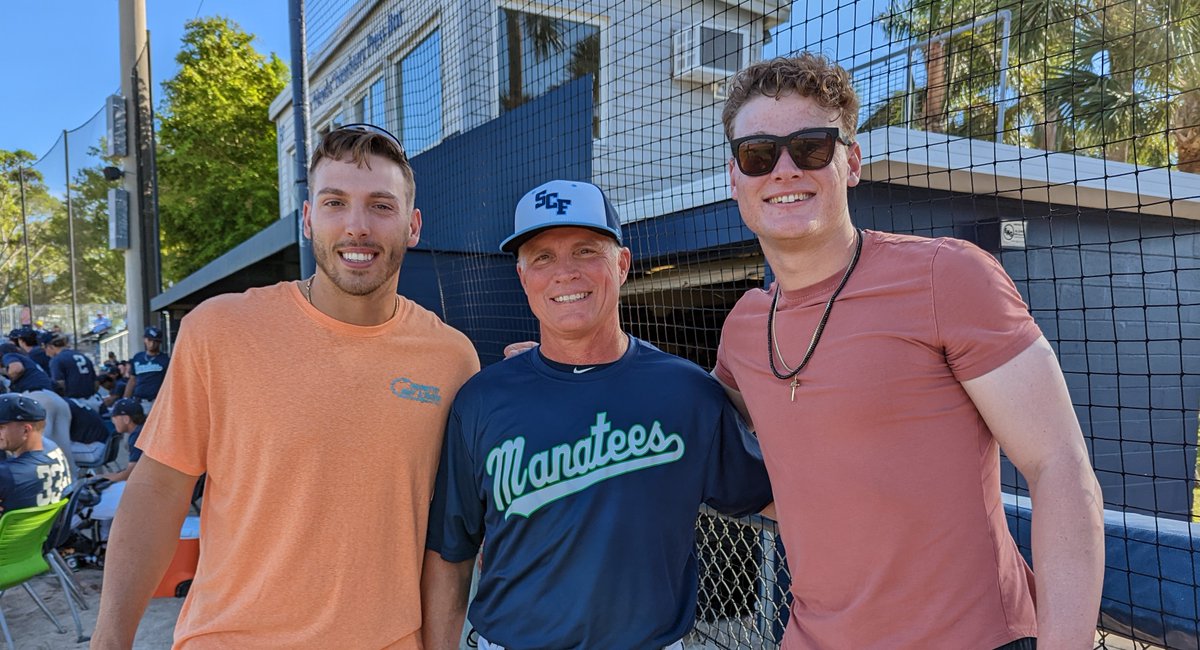 SCF Baseball (@scfbaseball) on Twitter photo It is always really special when former players return to visit & workout with us. It was great seeing Tucker Mitchell <a href="/Rangers/">Texas Rangers</a> & Tayden Hall <a href="/Brewers/">Milwaukee Brewers</a> yesterday, two outstanding young men with very bright futures in professional baseball. #SCFPros It is always really special when former players return to visit & workout with us. It was great seeing Tucker Mitchell <a href="/Rangers/">Texas Rangers</a> & Tayden Hall <a href="/Brewers/">Milwaukee Brewers</a> yesterday, two outstanding young men with very bright futures in professional baseball. #SCFPros