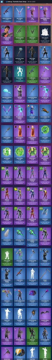 xstatsgg's tweet photo. #Fortnite Item Shop | 28 Oct 2022

https://t.co/deIff66OC2 https://t.co/KebEkQFkYV