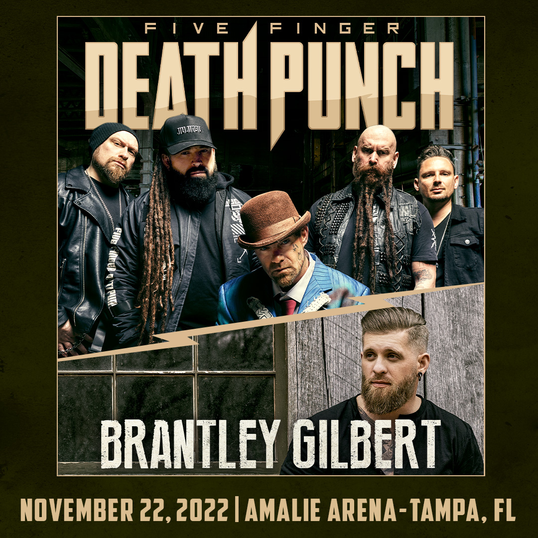 Beware! Five Finger Death Punch and Brantley Gilbert are coming for you. Use promo code SPOOKY to get 2 tickets for the price of $31. Get your tickets starting at 10am -- before it's too late ➡ bit.ly/38fKNYY