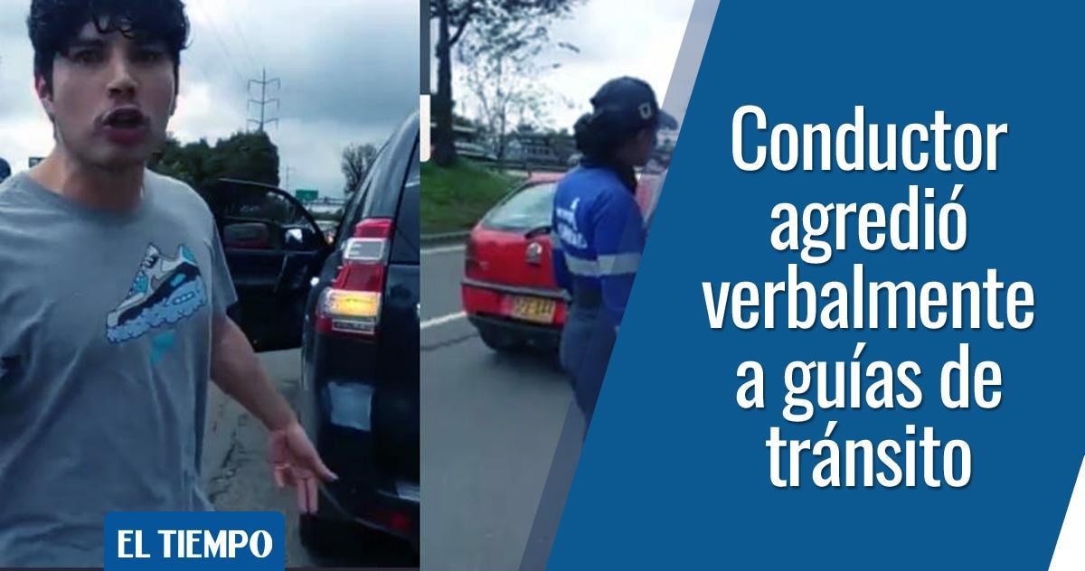 ⚠️🎥 Rechazo por agresión verbal de un conductor a unas guías de tránsito en Bogotá. 

La alcaldesa Claudia López (<a href="/ClaudiaLopez/">Claudia López Hernández</a>) dijo que la agresión "tiene consecuencias legales y penales" ► eltiempo.com/bogota/movilid…