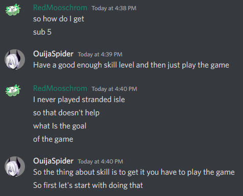 out_isle's tweet photo. OoC 229: idk I just loved this interaction

(this one's stitched together, but in chronological order) https://t.co/QN9LRJVBvh