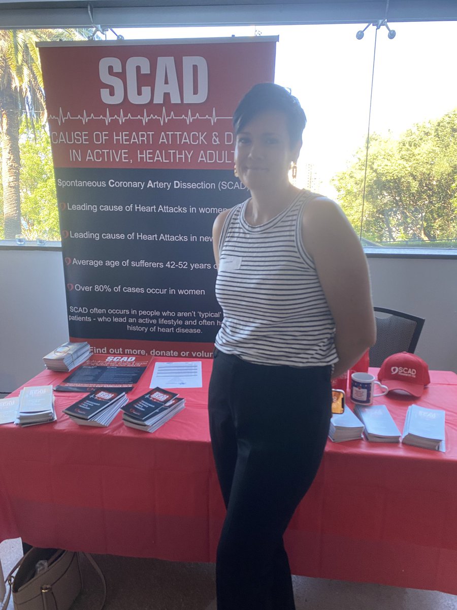 Thankyou Cath for sharing your SCAD heart attack story at the NSW and ACT @ACRA_ACRA conference! SCAD is the number 1 cause of heart attacks in women under 50 #cardiacrehab #scadresearch #womenshearts #womenandcvd