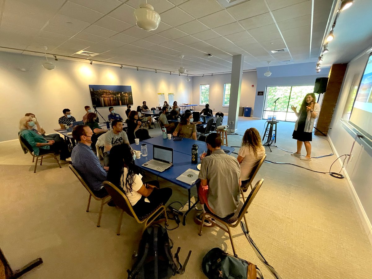 BigCzcn's tweet image. Julia Perdrial welcomes the members of the @CZCNet #BigDataCluster to our first in-person meeting last June. Three days of field trips, collaborative presentations, and shaping the next phase of the Cluster's work as part of the #CriticalZone Collaborative Network.