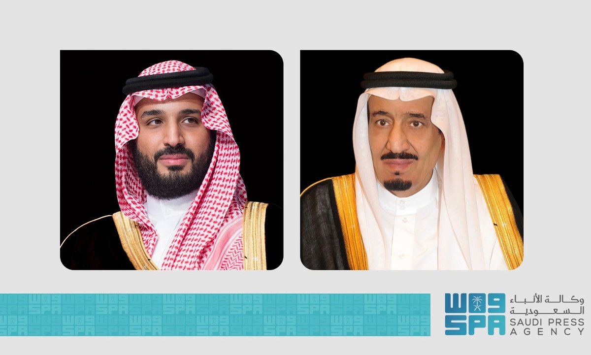 spagov's tweet photo. #خادم_الحرمين_الشريفين وسمو #ولي_العهد يهنئان رئيس الوزراء العراقي بمناسبة منح الثقة لحكومته من قبل البرلمان.
#واس https://t.co/2Oo2uL6JiL