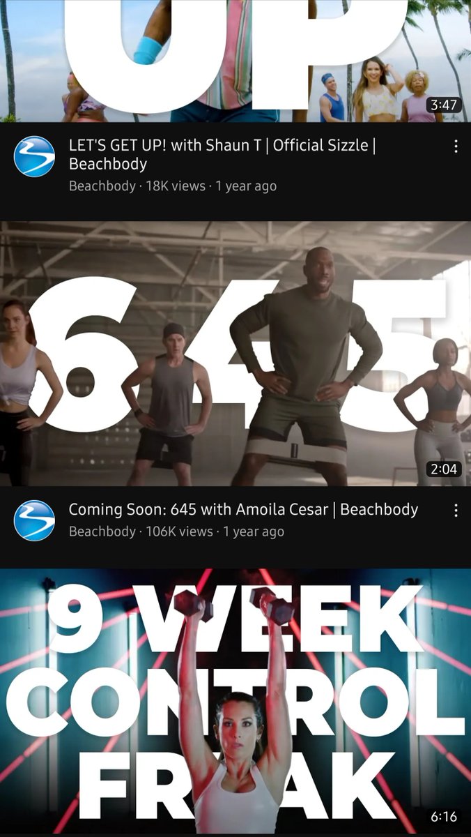 mrcarlwaldron's tweet photo. .@Beachbody had some great YouTube cover images last year. Where did these go? Bold type on different planes for the win. https://t.co/Rv4NvWHCXa