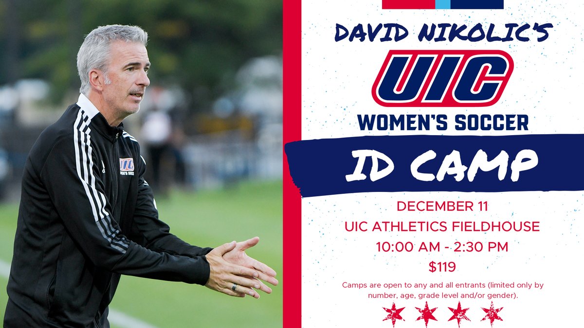 Our staff, led by <a href="/DavidANikolic/">David A Nikolic</a>, will hold an ID camp December 11. Reserve your spot now!

Details and registration: davidnikolicsoccercamps.com