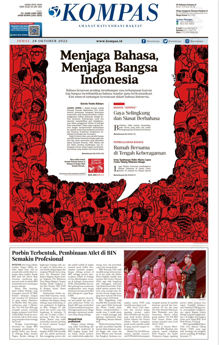 SonoraFM92's tweet photo. Now simak ulasan #RedaksiKOMPASBicara bersama Mas Andreas Maryoto - Wakil Redaktur Pelaksana
@hariankompas
Streaming:
https://t.co/4gau7fGbzJ
di #SonoraNetwork & #SmartFMNetwork https://t.co/soyQqGae1g
