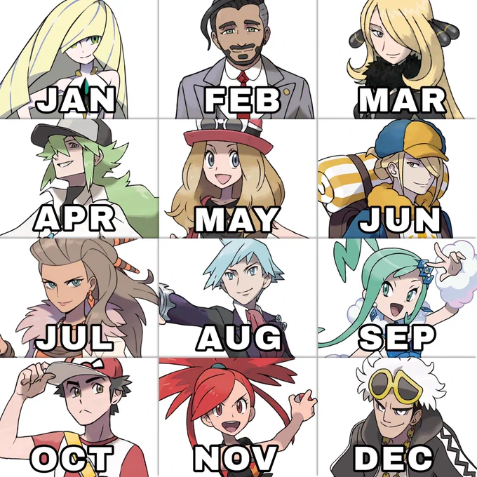 Your birth month decides which Pokemon character you will dress up/cosplay as for Halloween 