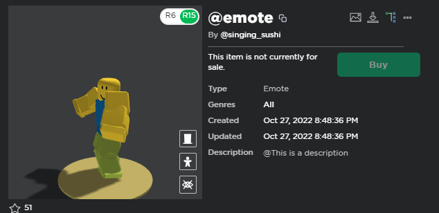 Meme Emotes - Roblox