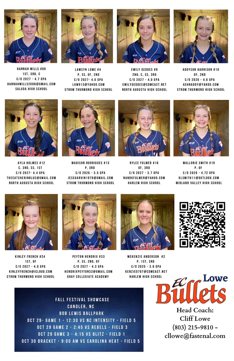 ECBulletsLowe's tweet photo. Our @EastCobbBullets girls are looking forward to working w/ you this weekend! @PACKUPSTATE @PRESBYSB @UpstateSoftball @CoachpooleU  @HawkinsChawkins @ClaflinSoftball @ErskineSoftball @francismarionu @LanderSoftball @MHU_Softball @CatawbaSoftball @SCSTATE1896 @SMCPioneerSball https://t.co/0hgDwL4GJi