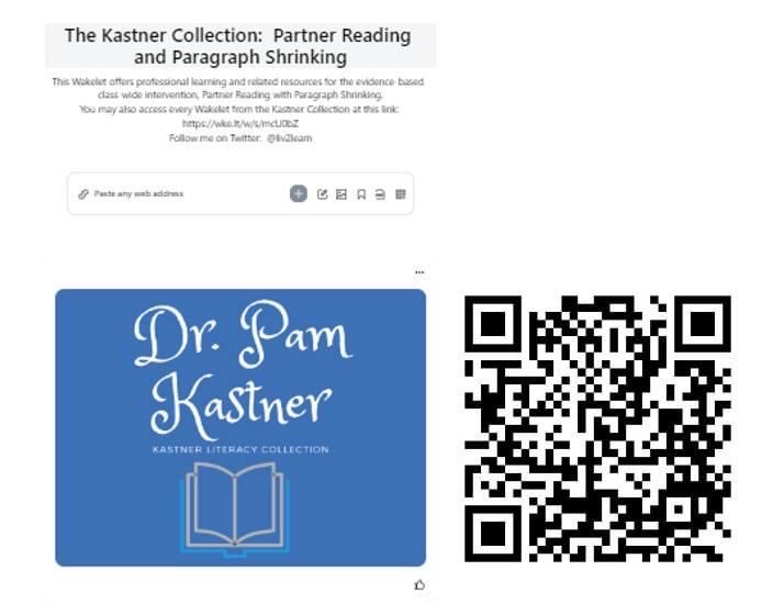 Pam Kastner (@liv2learn) on Twitter photo I forgot to post the QR code for my most recent Wakelet when I tweeted yesterday. Grateful to ā¦ā¦<a href="/burnsmk1/">Matthew Burns</a>ā© & ā¦<a href="/LindsayKemeny/">Lindsay Kemeny</a>ā© for sharing their research & implementation expertise of such an impactful class-wide intervention, Partner Reading w/Paragraph Shrinking. I forgot to post the QR code for my most recent Wakelet when I tweeted yesterday. Grateful to ā¦ā¦<a href="/burnsmk1/">Matthew Burns</a>ā© & ā¦<a href="/LindsayKemeny/">Lindsay Kemeny</a>ā© for sharing their research & implementation expertise of such an impactful class-wide intervention, Partner Reading w/Paragraph Shrinking.