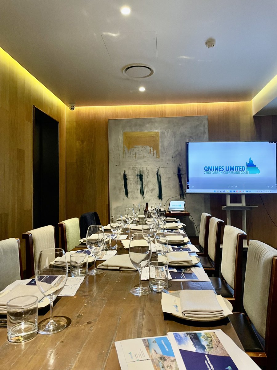 Volte Corporate (@voltecorp) on Twitter photo All set for lunch with <a href="/QminesL/">QMines Limited (ASX:QML)</a> $QML #copper All set for lunch with <a href="/QminesL/">QMines Limited (ASX:QML)</a> $QML #copper