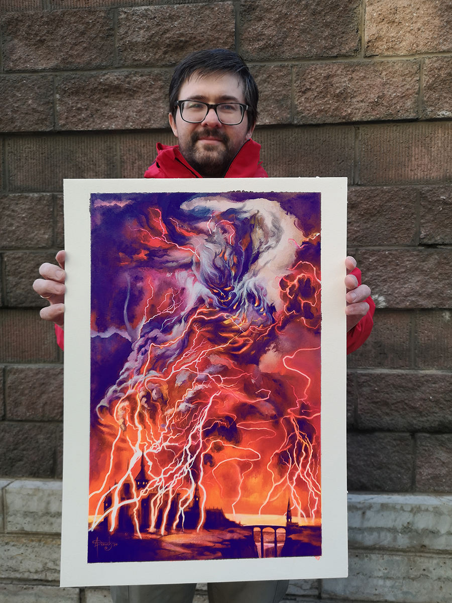 themtgartmarket's tweet photo. Auction Ending!
Elemental Token by Alexander Deruchenko
Innistrad: Midnight Hunt, 2021
12.2x19.3 inches, acrylic, color pencil, watercolor paper
Current: $2,700
Ends at 11PM ET tonight, Thu, #Oct27
Link in Bio
#mtg #mtgart #mtgartmarket #mtgarena #mtgmid https://t.co/N4Du1ksbKe
