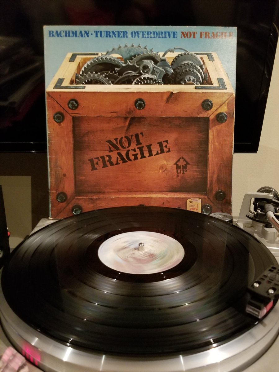SpinVinyl1's tweet photo. Bachman Turner Overdrive's best album Not Fragile is a real meat and potatoes rock album with lots of juicy riffs. This is a Canadian  original mastered by the great Gilbert Kong.
#BachmanTurnerOverdrive #NotFragile #RollOnDownTheHighway #YouAintSeenNothingYet #vinylrecords https://t.co/kmParHfafG