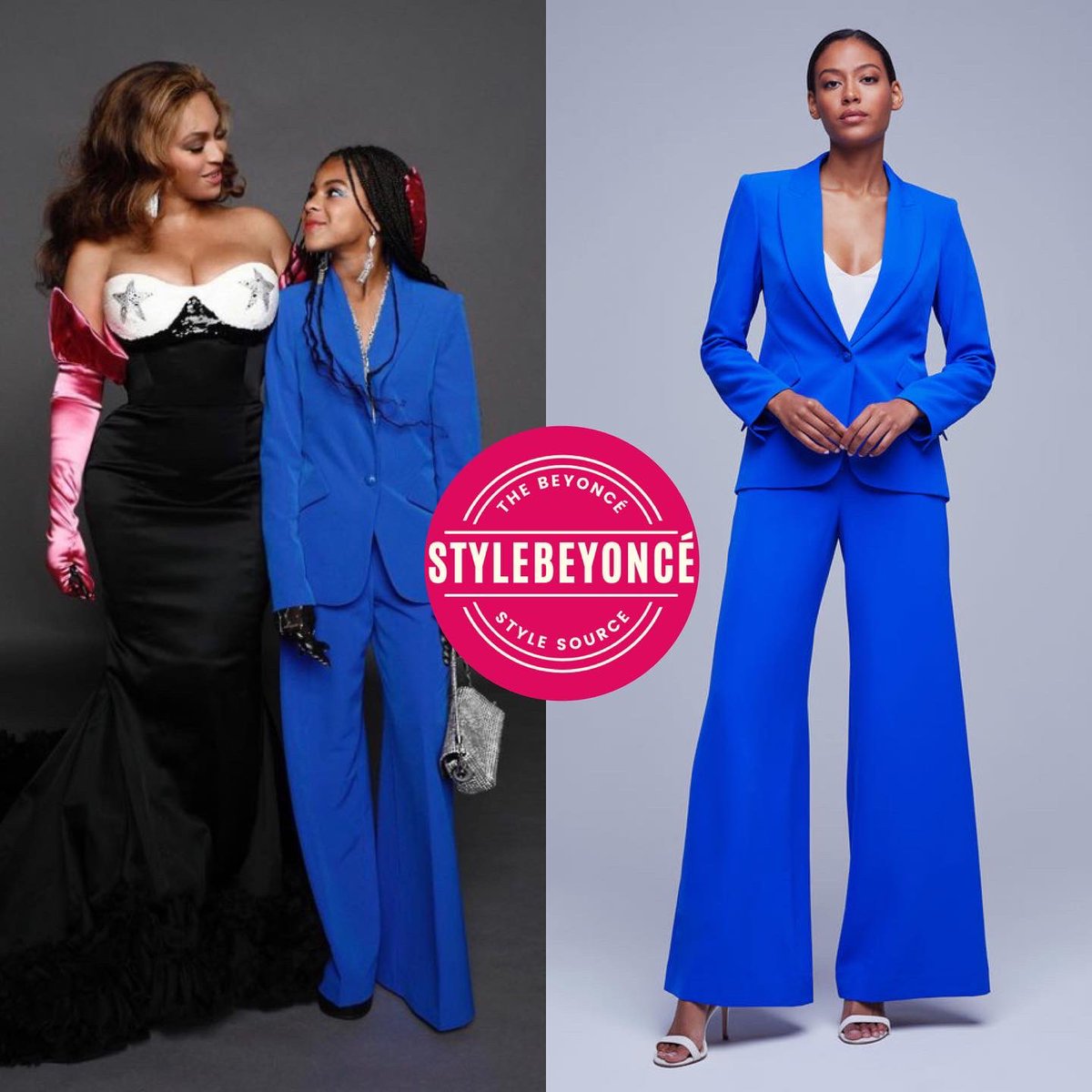 1stylebeyonce's tweet photo. #BlueIvyCarter wears #LAGENCE Chamberlain blazer ($675) and Pilar pant ($525) in Pop Blue with #Giarite Rio purse ($305) at the 2022 #WearableArtGala https://t.co/ZEPok0GvGO