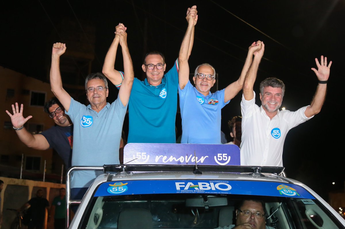 zezinhosobralse's tweet photo. 🙋🏻‍♂️ O ORLANDO DANTAS E O AUGUSTO FRANCO TAMBÉM VIRARAM E SÃO 5️⃣5️⃣! A carreata passou e levou a mensagem da esperança e da renovação! O carinho e a torcida do povo, especialmente pela recuperação do nosso futuro governador @fabiogov55, preencheram nosso coração! https://t.co/RwbjgS3oUU