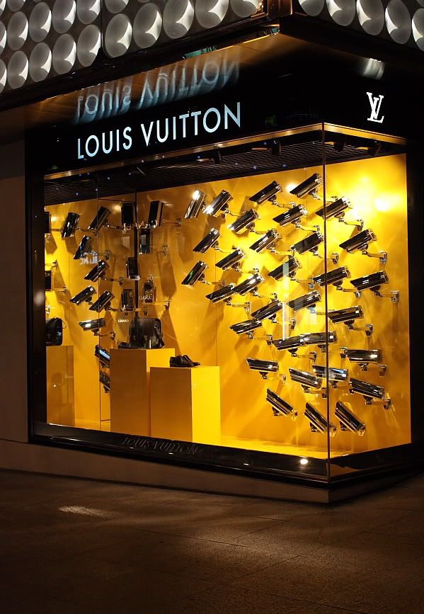 Outlander Magazine on X: Louis Vuitton Security Camera Window