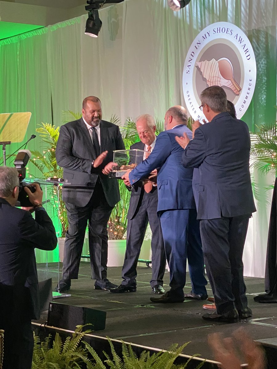 Congratulations to my dear friend, #MannyMedina, a true visionary transforming Miami into the capital of technology and innovation. There is no one more deserving to receive the Sand in My Shoes Award. Thank you for your inspiring leadership and friendship! #SandInMyShoes2022