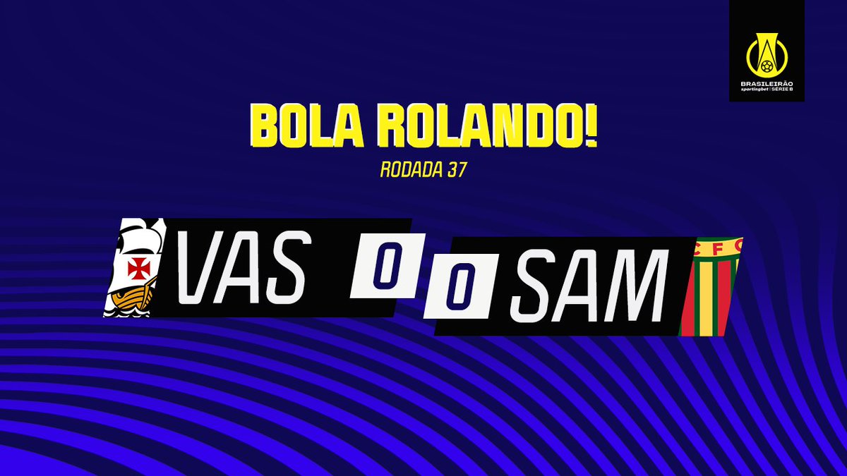 BrasileiraoB's tweet photo. COMEÇA EM SÃO JANU! #VASxSAM https://t.co/m1iHvYiFyw