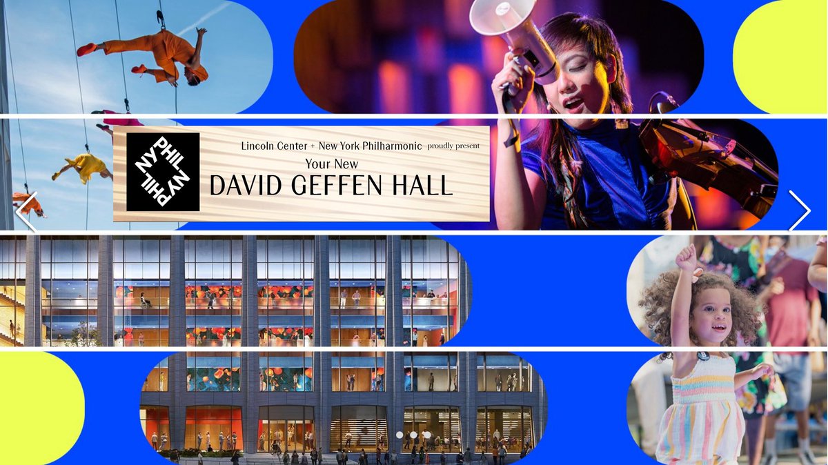 In NYC this wknd? @nyphil + @LincolnCenter celebrate the historic re-opening of David Geffen Hall w/ 2 days of FREE programming w/ world class artists activating the new building! Performing ( (( PHONATION )) ) w/ @RLukeDuBois Sat. 10/29 8-9p! ✨DGH Lobby bit.ly/3gOhH6W