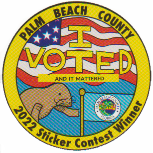 Even took them in hand to the main office of the county's supervisor of elections.