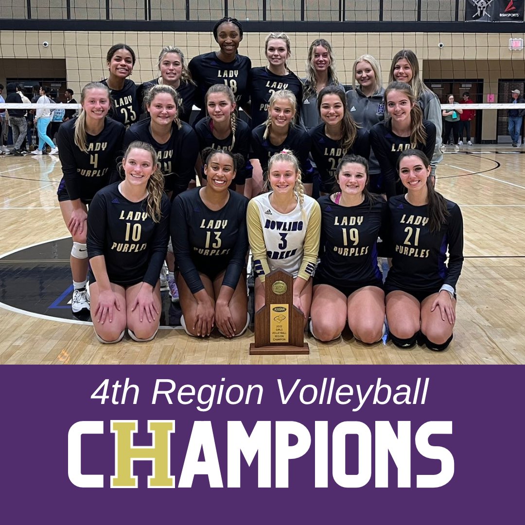 Lady Purples Volleyball
Back-to-Back 4th Region Champions

#excellenceisworththeeffort