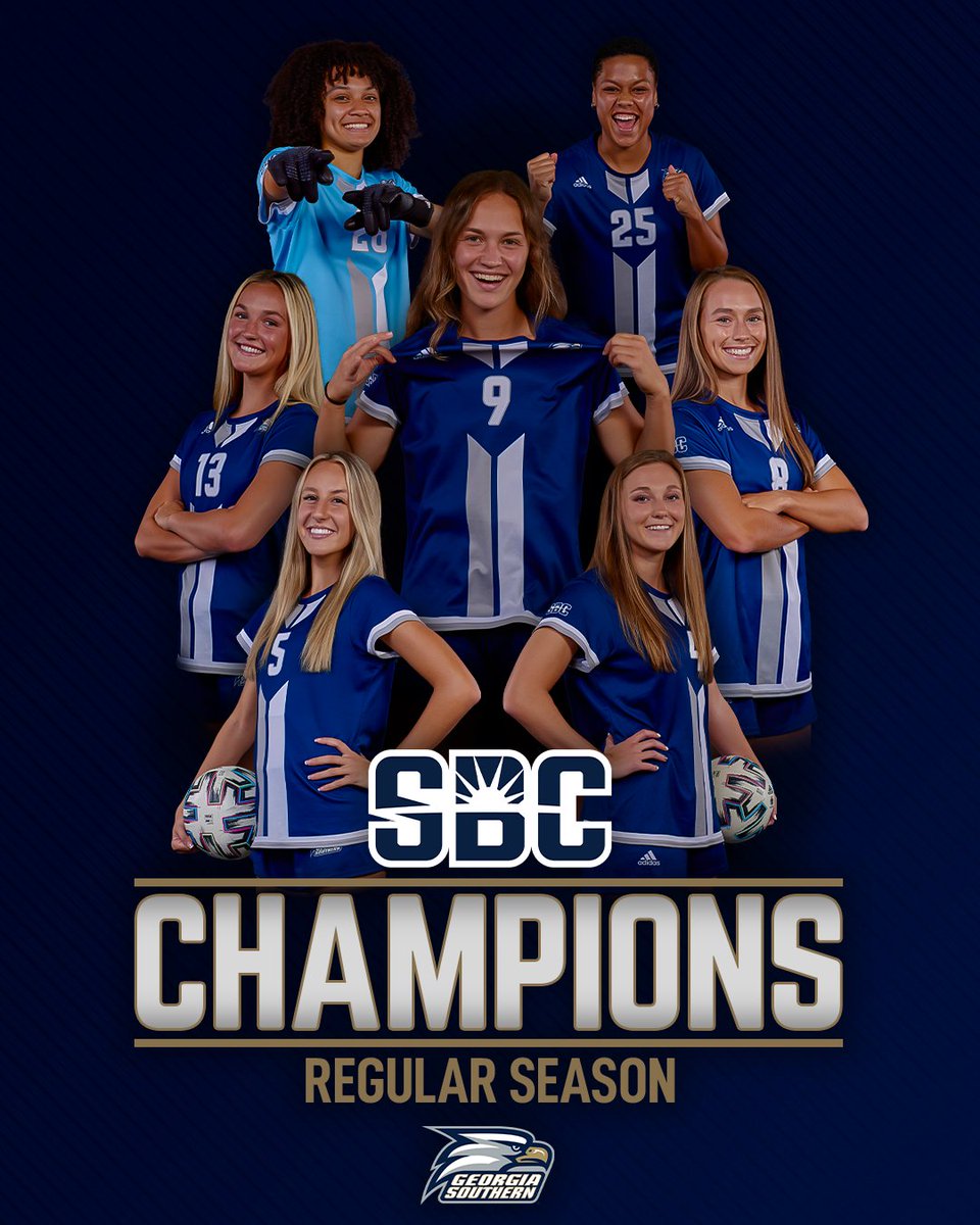 <a href="/SunBelt/">Sun Belt</a> 𝗥𝗘𝗚𝗨𝗟𝗔𝗥 𝗦𝗘𝗔𝗦𝗢𝗡 𝗖𝗛𝗔𝗠𝗣𝗜𝗢𝗡𝗦 🏆

For the first time in 𝙥𝙧𝙤𝙜𝙧𝙖𝙢 𝙝𝙞𝙨𝙩𝙤𝙧𝙮. 

#HailSouthern | #GATA