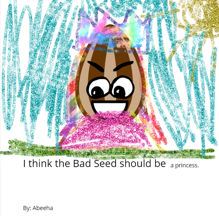Thanks for the inspiration and PNG @themerrillsedu ! We read The Good, The Bad and The Spooky with @Novel_Effect and then created a costume for The Bad Seed in @BookCreatorApp ! The ability for our littlest learners to dictate their thoughts is a game-changer! #canvalove #pwcsitc