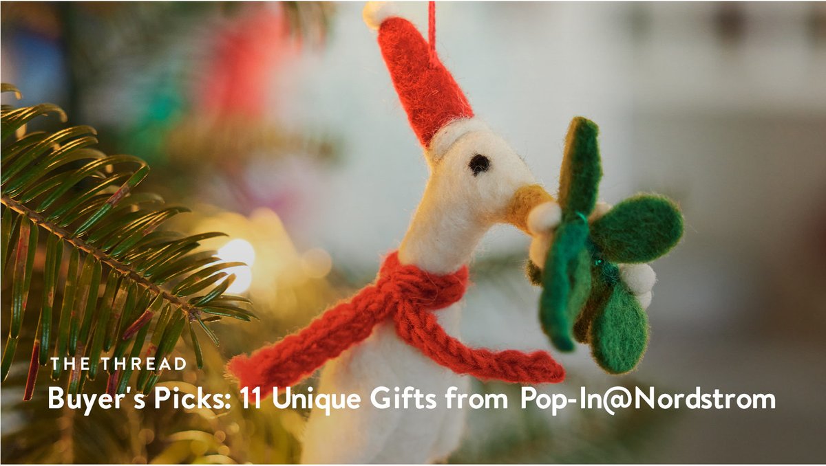 The holidays are coming—maybe you've heard?—and buyer Carli Spragge rounds up her top 11 unique and thoughtful picks from Pop-In@Nordstrom for giving and getting this season. Get the scoop: bit.ly/3SJ5cGI