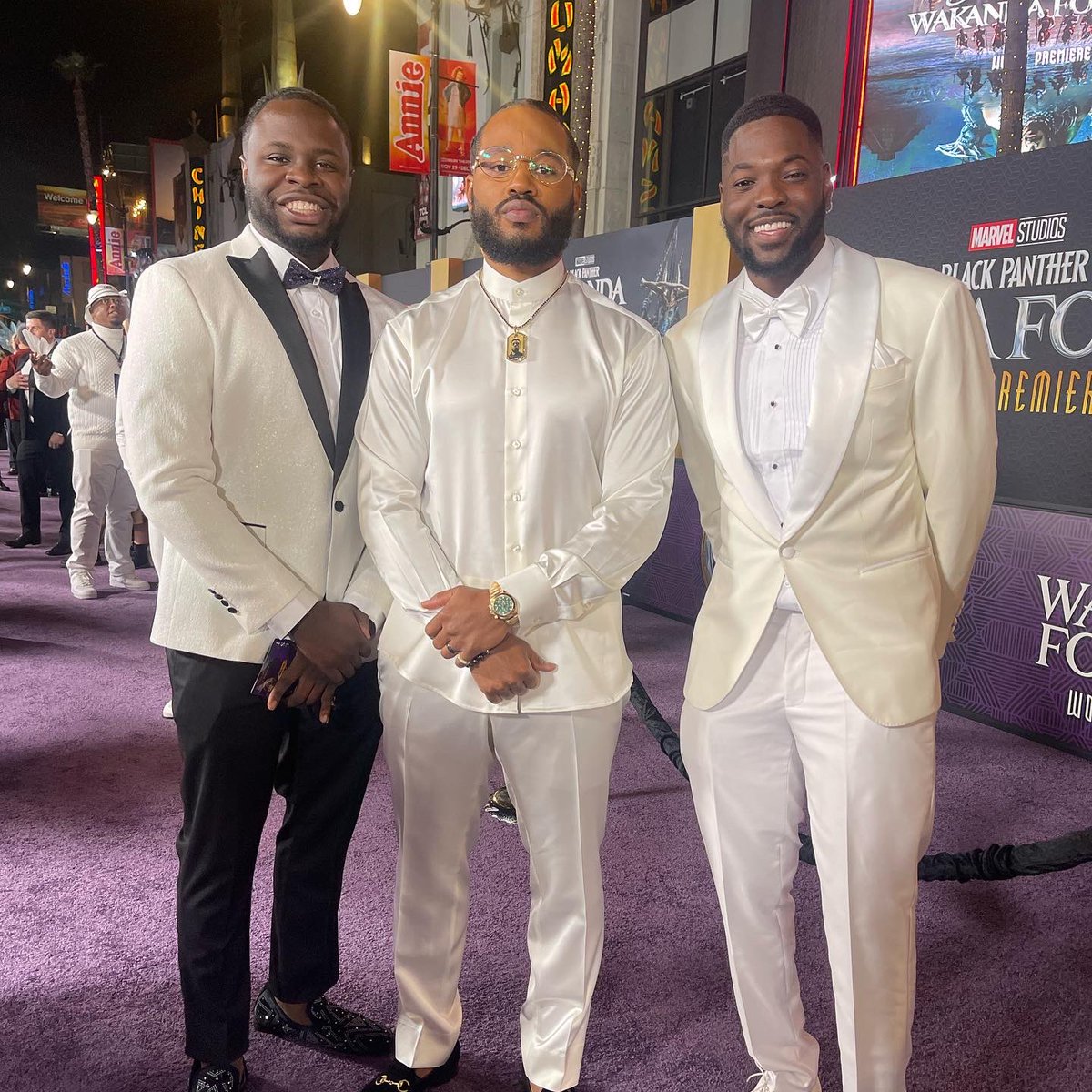 Ryan coogler Said he couldn’t believe we were here he watch us all the time.. Bro WHAT?!