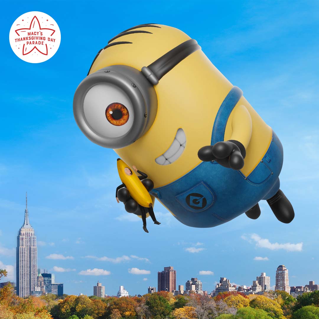 The shrink ray is still broken. In unrelated news, the Minions will be joining the Macy’s Thanksgiving Day Parade! #MacysParade @Macys