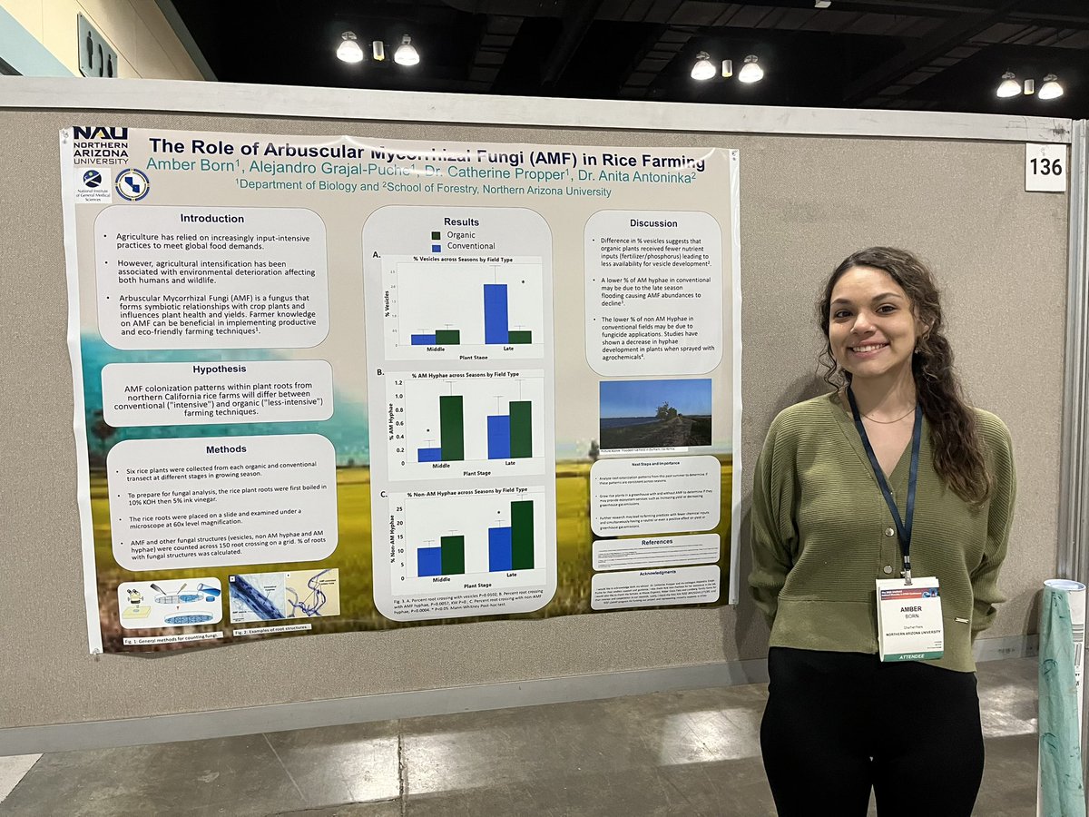 Great presentations today by NAU students at National Diversity in STEM conference. #NAU #NAURISE #SACNAS2022! <a href="/IvoryJadeB/">Ivory</a>