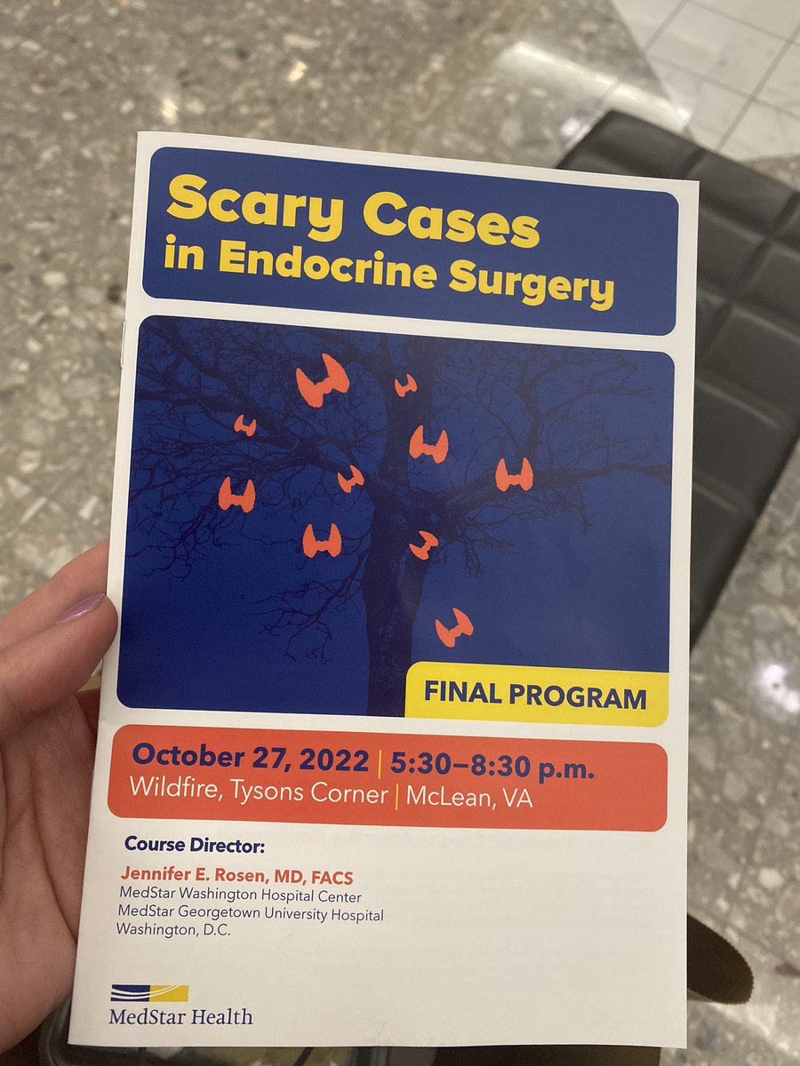thyroid__storm's tweet photo. #scarycases 2022 was IN PERSON and fabulous… @MedStarWHC @MedStarHealth #MedStarEndoSurg https://t.co/xzaBBMKkDK