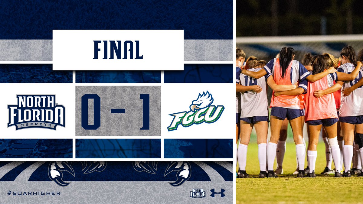 Postseason final from FGCU - went toe-to-toe with the second-seeded Eagles at their place, but were just one play short. 

#SoarHigher // #SwoopFC