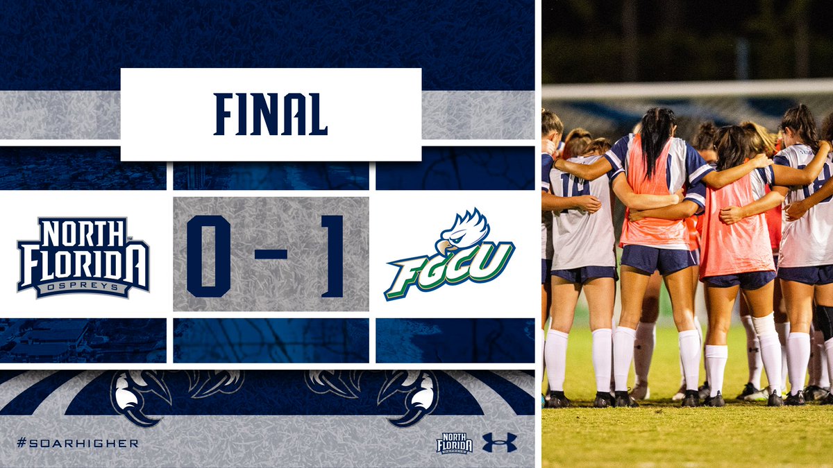 OspreyWSOC's tweet photo. Postseason final from FGCU - went toe-to-toe with the second-seeded Eagles at their place, but were just one play short.
#SoarHigher // #SwoopFC https://t.co/p3RlKnZEt9