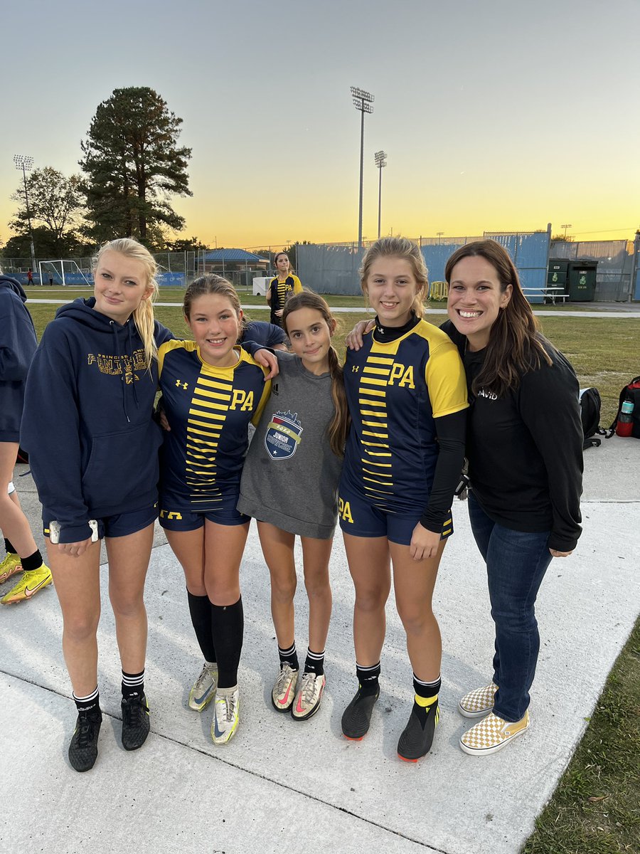 My champions on &amp; off the field🏅Beyond proud of my AVID fam-Kayleigh, Sienna, Peyton, &amp; Mia 💙⚽️💛